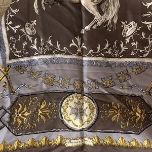 Hermès Paris Equestrian Silk Scarf